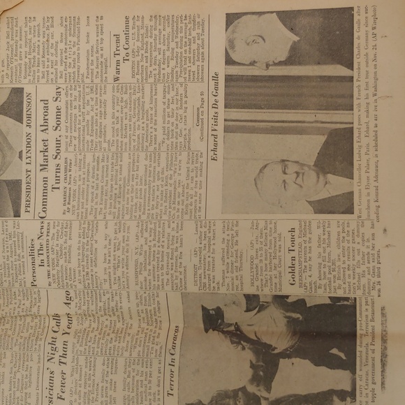 Vintage Newspapers, Daily Hampshire gazette and Springfield Republican, 1963 - Picture 9 of 10